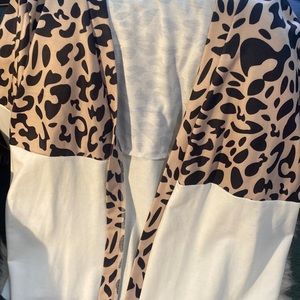 Blocked style cardigan